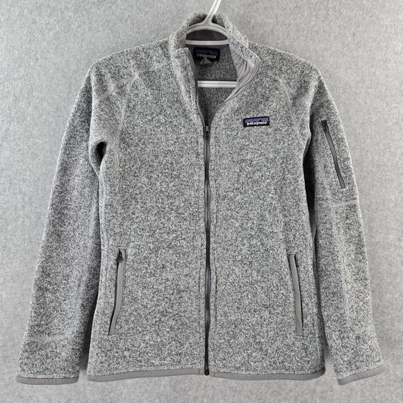 Patagonia Better Sweater Jacket Womens Small Heather Gray Full Zip Fleece - Picture 1 of 11